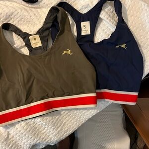 TWO Tracksmith Run Bra’s